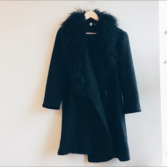 Vintage Cashmere Blend Wool Coat - Picture 2 of 8